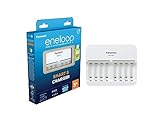 eneloop Smart Ladegerät, für 1-8 AA/AAA NI-MH Akkus, 5 Stunden Ladezeit, 9...