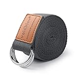 voidbiov D-Ring-Schnalle Yoga-Gurt, Strapazierfähiger BaumwolleVerstellbarer...