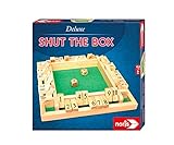 Noris 606108013 Deluxe Shut The Box - Das beliebte Würfelspiel aus Holz für 1...