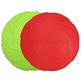 Vivifying Frisbee Hund, 2 Stück 18cm Hundefrisbee aus Natürlichem Kautschuk...