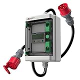 AIFIZO Mobiler Digitaler Stromzähler mit Reset 2m, 3 Phasen 16A 400V...