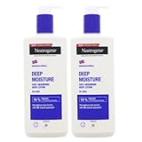 2x Neutrogena Deep Moisture Bodylotion Norwegische Formel trockene Haut je 400ml