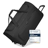 REDOLZ große L Trolley-Reisetasche mit Rollen 71 cm | 81 Liter | für Männer &...