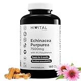 Echinacea 7500 mg. 180 vegane Kapseln für 6 Monate. Echinacea Purpurea-Extrakt...
