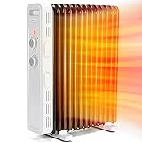 Aigostar Ölradiator 2500 Watt Energiesparend Heizkörper mit Thermostat, 13...