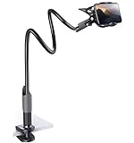 Nixinioo [1 Stück Handy Halter für Bett Handy Halterung Schwanenhals Flexible...