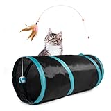 Katzen Tunnel Katzenkratztunnel Spieltunnel für Katzen Katzen Spielzeug Tunnel...
