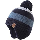 AHAHA Wintermütze Junge and Baby - Fleece-Gefüttertes Ski Beanie Kinder Strick...