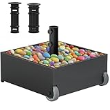 Schirmständer mit Blumenmotiv, strapazierfähig, mit Rollen, max. 90 kg,...