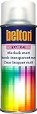 belton spectRAL Lackspray NC Klarlack farblos, matt, 400 ml - Profi-Qualität