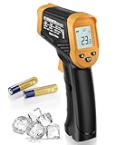Eventek Infrarot-Thermometer, -50°C bis 600°C Leichtes Temperaturmessgerät,...