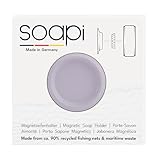 Soapi - Schwebender Seifenhalter Magnet zum Kleben - Lavendel - Wand...