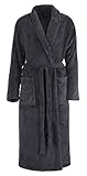 Brandsseller Unisex Bademantel Mikrofaser L/XL – Weicher Morgenmantel mit...