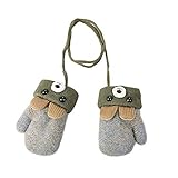 Kinder Winter Handschuhe Fäustlinge Baby Cartoon Fausthandschuhe Halshandschuhe...