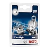 Bosch H7 Lampe Pure Light 12V 55W PX26d (2 Stück)