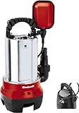 Einhell GC-DP 6315 N Schmutzwasserpumpe (630W, Ø15 mm Fremdkörper, 17.000 L/h...