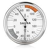 Tomedeks 2in1 saunathermometer sauna thermometer hygrometer Besonders präzises...