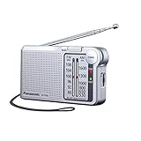 Panasonic RF-P150DEG-S Taschenradio FM/AM mit digitalem Tuner, automatischer...