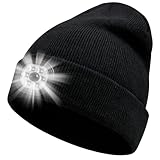 CNMTCCO LED Beanie Beleuchtete Mütze,mit Licht,Wiederaufladbare USB...
