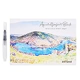 int!rend Aquarellpapier A6 300 g/m² - 60 Seiten - Aquarellblock mit...