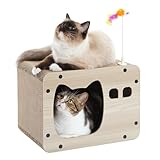 PETEPELA Kratzpappe für Katzen,Kratzpad Kratz,Wellpappe Kratzbrett, Kratzmöbel...
