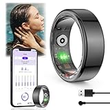 WIOONI Smart Ring Herren Damen, Fitness Ring Tracker Gesundheitsring mit...