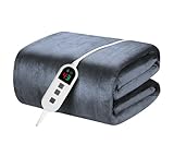 Elytsemoh heizdecke mit abschaltautomatik mit 10 Heizstufen, bis zu 9 Stunden...