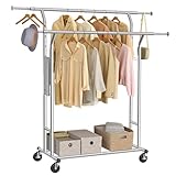 SONGMICS Schwerlast Kleiderständer aus Metall, bis 110 kg belastbar,...