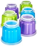 Ibili 756500 Set mit 6 Geleeformen (Blister), Kunststoff, mehrfarbig, 7,5 x 7,5...