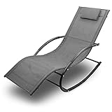Lacestone Sonnenliege Gartenliege Relaxliege Schaukelliege Liegestuhl...