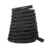 SportPlus Battle Rope, Seillänge 15 Meter, 3,8 cm Durchmesser, hochwertiges...