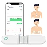 Wellue VisualBeat Brustgurt Herzfrequenzmesser, ANT +, Bluetooth, 24-Stunden-Herzfrequenzmessung, APP mit EKG Funktion, Tragbarer Herzfrequenz Sensor mit Vibrationsalarm