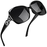 kunchu Sonnenbrille-Damen-Polarisiert UV400 im Retro Stil Vintage Unisex...