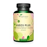Kudzu Kapseln hochdosiert | Premium: 6.000 mg Pulver aus 600 mg Extrakt | Mit...