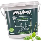 HUBEY Wurmhumus für Pflanzen (5 l) - Komposterde für Balkon u. Garten -...