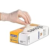 K-MART Einweg-Vinylhandschuhe, puderfreie und latexfreie transparent...