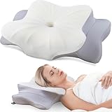 DONAMA Memory Foam Kissen ergonomisches Nackenkissen Kopfkissen...