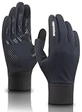 TRENDOUX Warme Fleece Winterhandschuhe Herren Damen, Laufhandschuhe Mit...