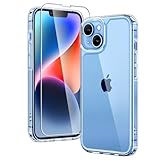 TAURI für iPhone 14 Hülle 6,1' mit Panzer Schutz Glas Folie, Schutz nach...