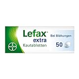 Lefax extra Kautabletten bei mäßigen Blähungen, Druck- und Völlegefühl,...