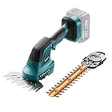 KIESBOHR Akku-Heckenschere Kompatibel mit Makita 18V Akku, 2 IN 1 Grasschere und...