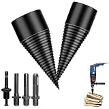 GothicBride Holzspalter Bohrer 42mm + 32mm Holzspalte Set Schraube Kegel mit 4...