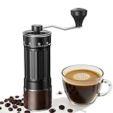 Mini Manuelle Kaffeemühle mit 40 einstellbaren Stufen, Tragbare Manuelle...