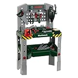 Theo Klein 8637 Bosch Werkbank 48-teilig|Höhenverstellbare...