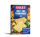 Gazi Grill- und Pfannenkäse Natur - 6x 200g - Pfanne Grill Grillkäse Ofen...