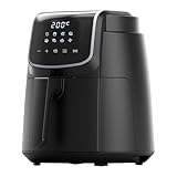 Midea Heißluftfritteuse 4L XL Air Fryer mit LED-Touchscreen, [35-200°C|8...