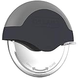 Oriamo® XXL Pizzaschneider – Profi Pizzaroller mit Klingenschutz | Edelstahl...