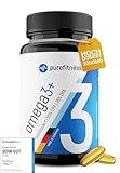 Purefitness Omega 3 Kapseln HOCHDOSIERT [2000 MG TAGESDOSIS] - Fischöl Omega 3...