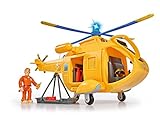 Simba 109251002 - Feuerwehrmann Sam Hubschrauber Wallaby II (34 cm, 6...