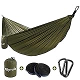 Glymnis Hängematte Ultraleicht Outdoor Reisehängematte Reise Hammock mit...